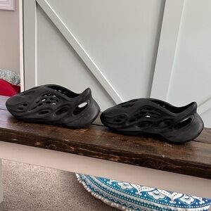 Black Foam Slip-On Shoes